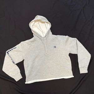 Champion Heather Gray Pullover Hoodie